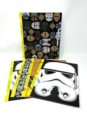 Star Wars Mead Trapper Keeper Snapper Trapper Folder Binder Lot Stormtrooper ‘14